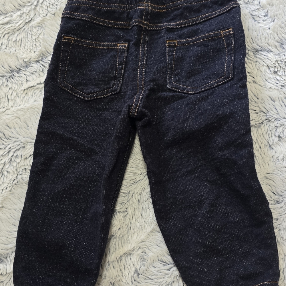 Carter's Dark Blue Kids Jeans 100% Cotton - Picture 3 of 4